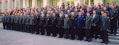 На сборах руководящего состава войск связи ВС Украины , 2002 год